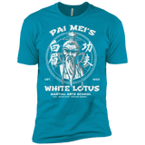 T-Shirts Turquoise / X-Small White Lotus Men's Premium T-Shirt