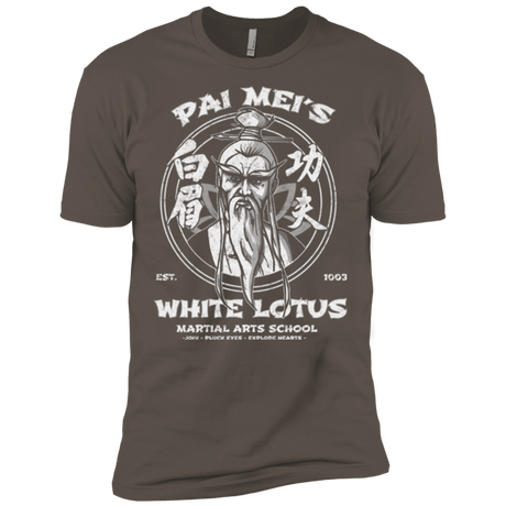 T-Shirts Warm Grey / X-Small White Lotus Men's Premium T-Shirt