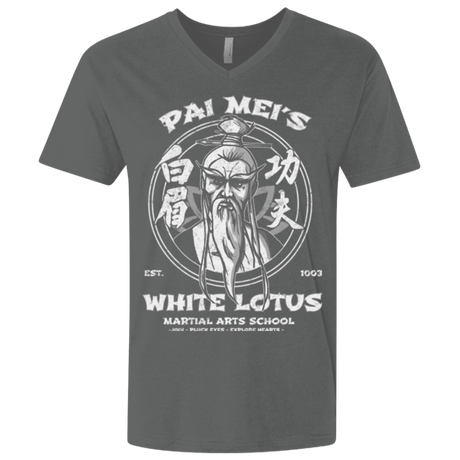T-Shirts Heavy Metal / X-Small White Lotus Men's Premium V-Neck