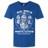 T-Shirts Royal / X-Small White Lotus Men's Premium V-Neck