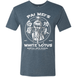 T-Shirts Indigo / Small White Lotus Men's Triblend T-Shirt