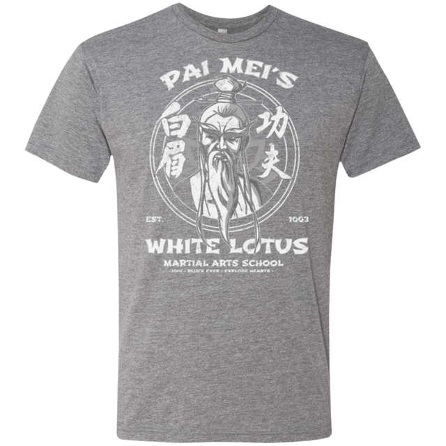 T-Shirts Premium Heather / Small White Lotus Men's Triblend T-Shirt