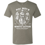 T-Shirts Venetian Grey / Small White Lotus Men's Triblend T-Shirt