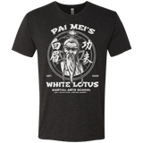 T-Shirts Vintage Black / Small White Lotus Men's Triblend T-Shirt
