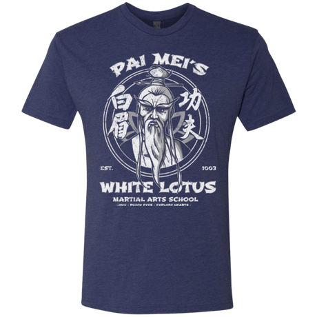 T-Shirts Vintage Navy / Small White Lotus Men's Triblend T-Shirt