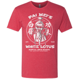 T-Shirts Vintage Red / Small White Lotus Men's Triblend T-Shirt