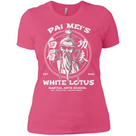 T-Shirts Hot Pink / X-Small White Lotus Women's Premium T-Shirt
