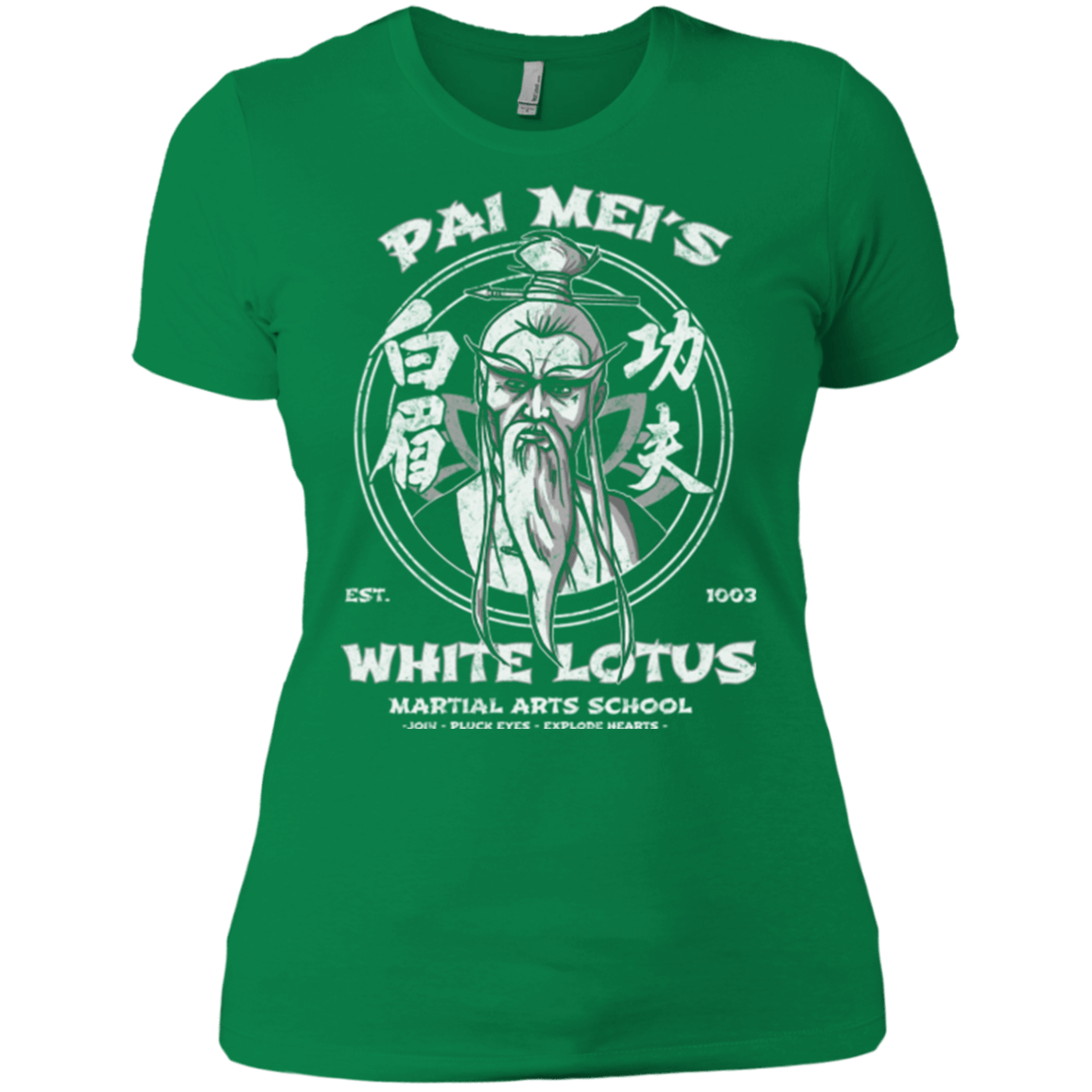 T-Shirts Kelly Green / X-Small White Lotus Women's Premium T-Shirt