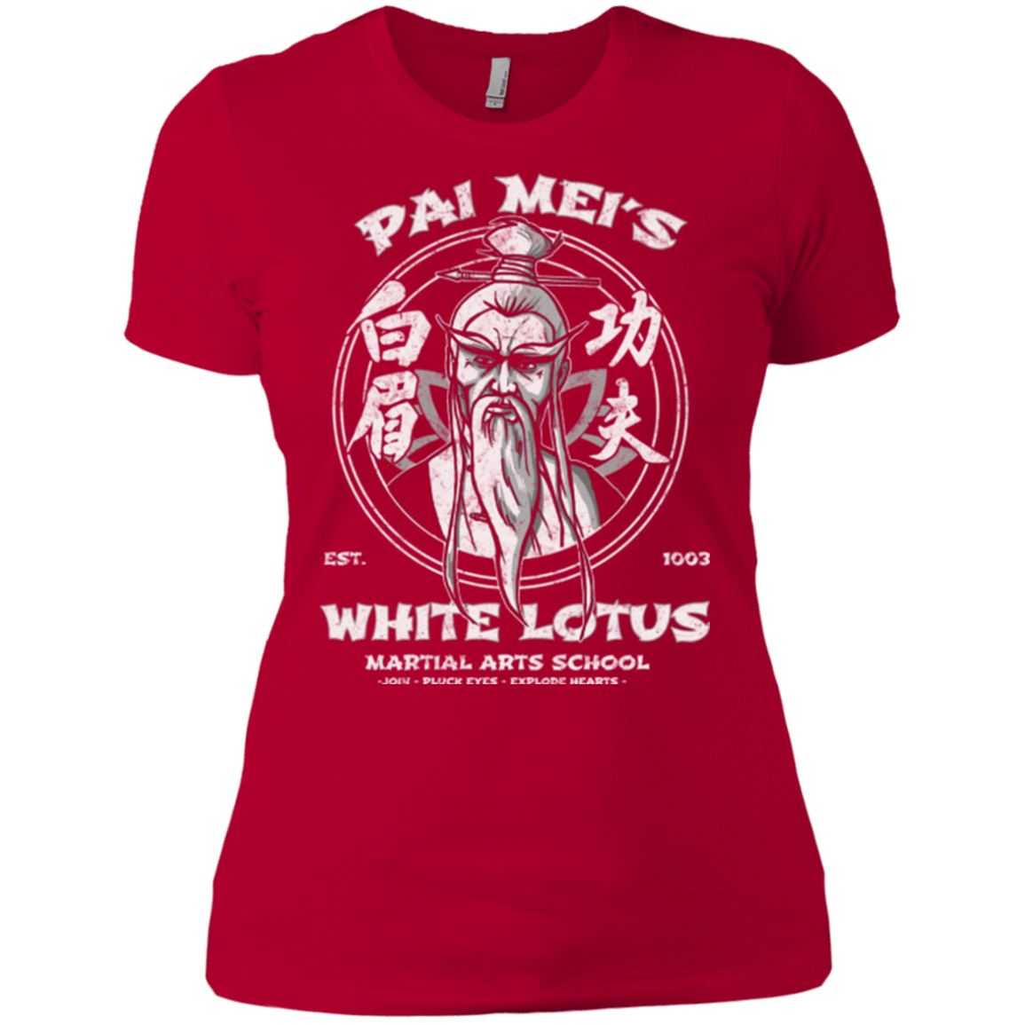 T-Shirts Red / X-Small White Lotus Women's Premium T-Shirt