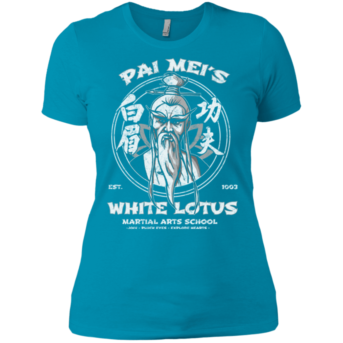 T-Shirts Turquoise / X-Small White Lotus Women's Premium T-Shirt