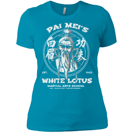 T-Shirts Turquoise / X-Small White Lotus Women's Premium T-Shirt