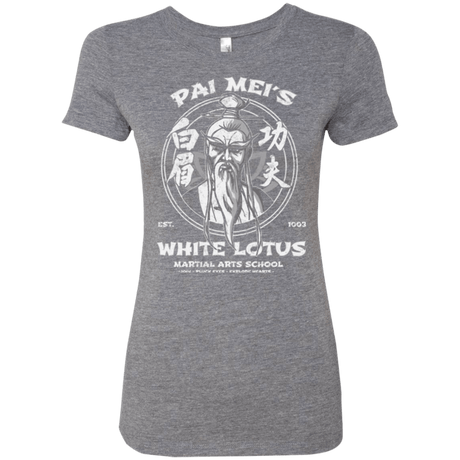 T-Shirts Premium Heather / Small White Lotus Women's Triblend T-Shirt