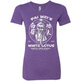 T-Shirts Purple Rush / Small White Lotus Women's Triblend T-Shirt