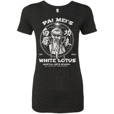 T-Shirts Vintage Black / Small White Lotus Women's Triblend T-Shirt