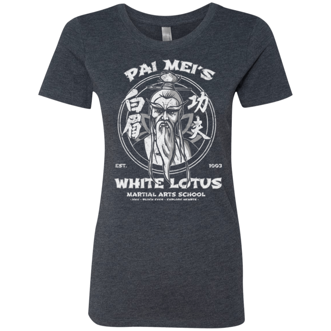 T-Shirts Vintage Navy / Small White Lotus Women's Triblend T-Shirt