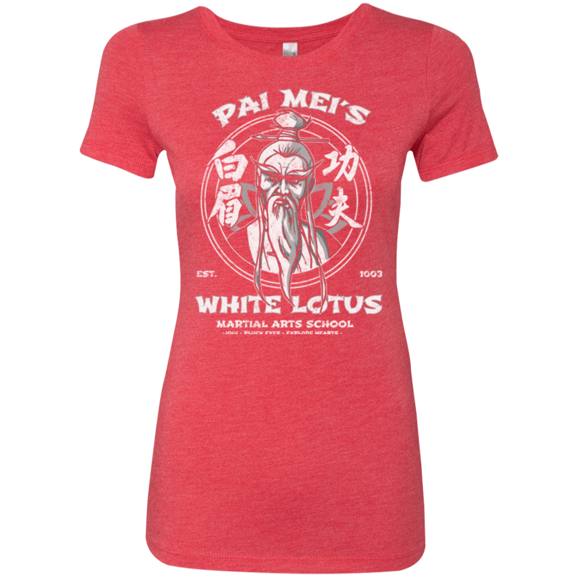 T-Shirts Vintage Red / Small White Lotus Women's Triblend T-Shirt