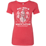 T-Shirts Vintage Red / Small White Lotus Women's Triblend T-Shirt