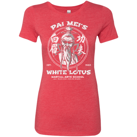T-Shirts Vintage Red / Small White Lotus Women's Triblend T-Shirt