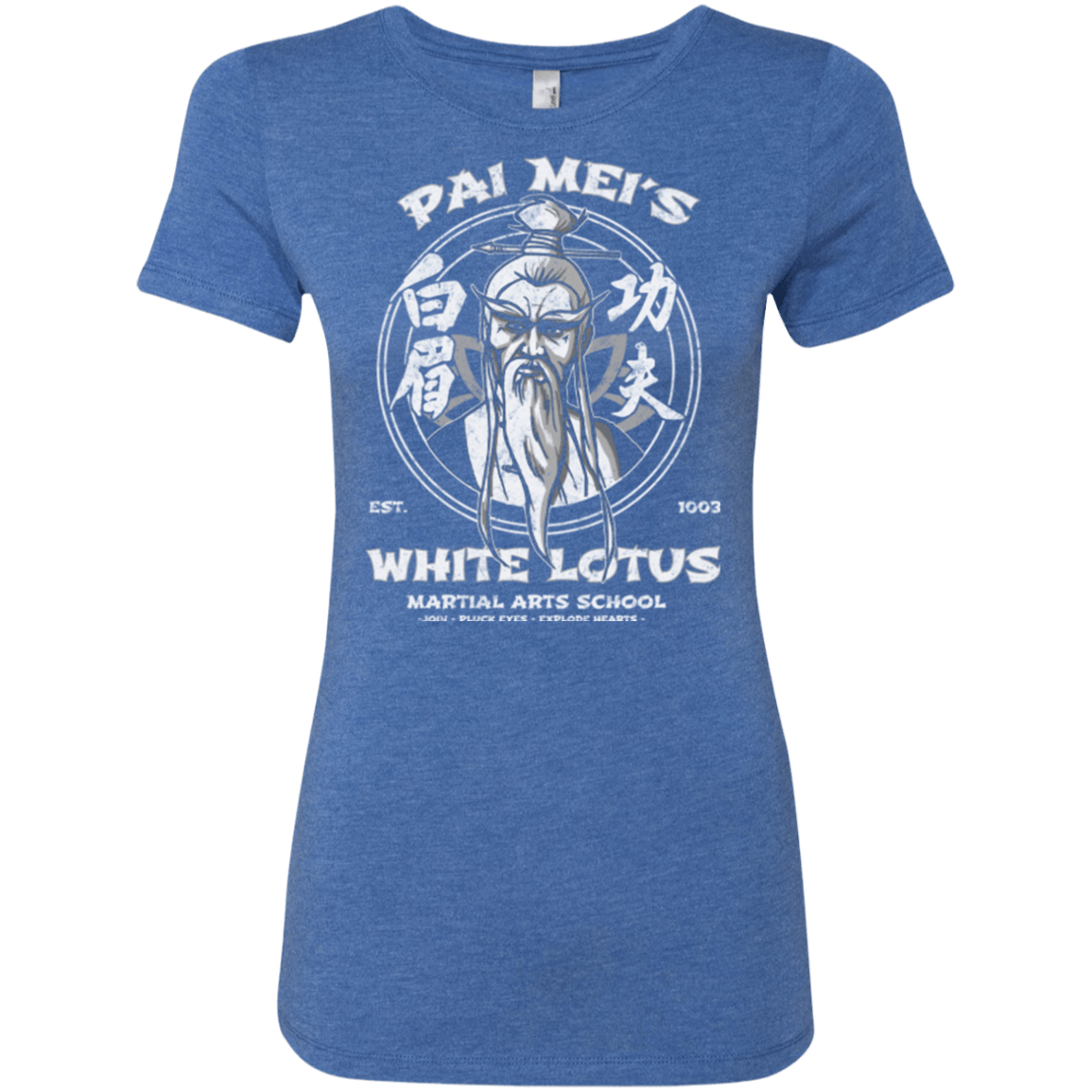 T-Shirts Vintage Royal / Small White Lotus Women's Triblend T-Shirt