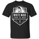T-Shirts Black / S White Mage League Of Magic T-Shirt