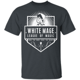 T-Shirts Dark Heather / S White Mage League Of Magic T-Shirt