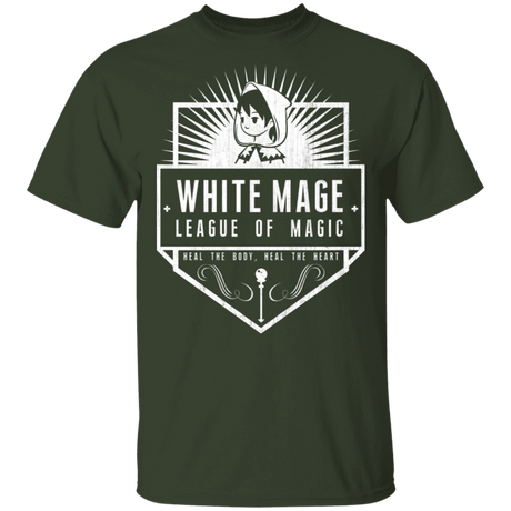 T-Shirts Forest / S White Mage League Of Magic T-Shirt