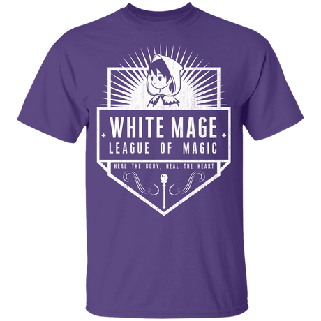 T-Shirts Purple / YXS White Mage League Of Magic Youth T-Shirt