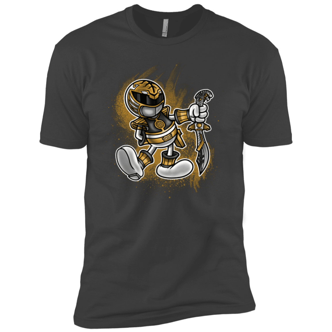 T-Shirts Heavy Metal / YXS White Ranger Artwork Boys Premium T-Shirt