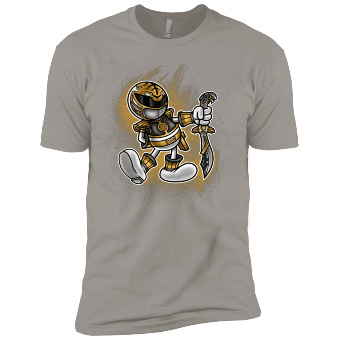 T-Shirts Light Grey / YXS White Ranger Artwork Boys Premium T-Shirt