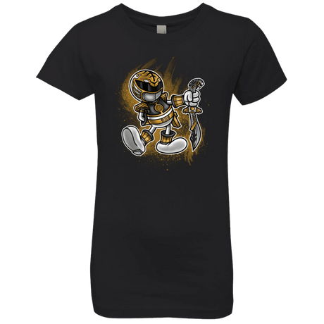 T-Shirts Black / YXS White Ranger Artwork Girls Premium T-Shirt