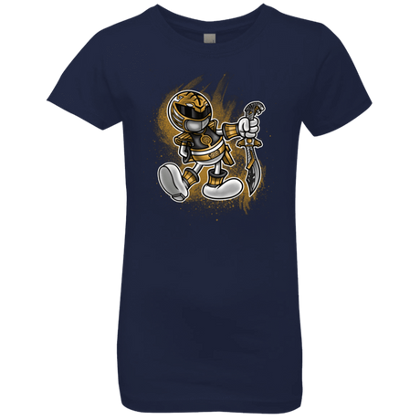 T-Shirts Midnight Navy / YXS White Ranger Artwork Girls Premium T-Shirt