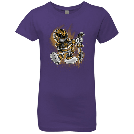 T-Shirts Purple Rush / YXS White Ranger Artwork Girls Premium T-Shirt
