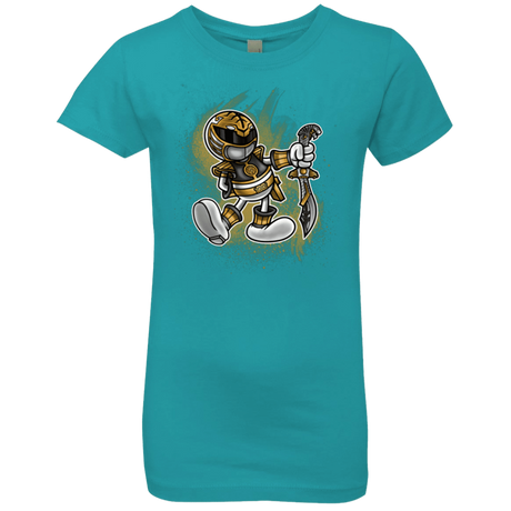 T-Shirts Tahiti Blue / YXS White Ranger Artwork Girls Premium T-Shirt