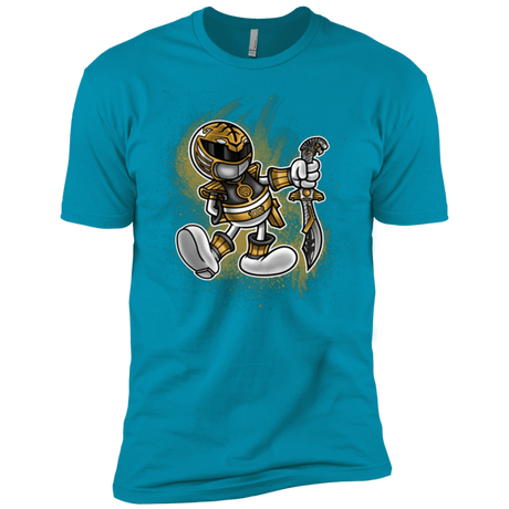 T-Shirts Turquoise / X-Small White Ranger Artwork Men's Premium T-Shirt