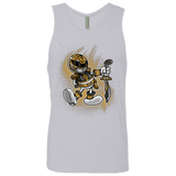 T-Shirts Heather Grey / Small White Ranger Artwork Men's Premium Tank Top