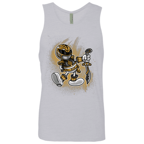T-Shirts Heather Grey / Small White Ranger Artwork Men's Premium Tank Top