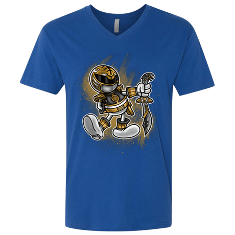 T-Shirts Royal / X-Small White Ranger Artwork Men's Premium V-Neck