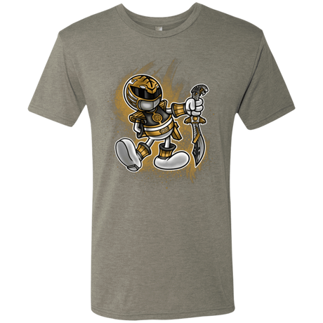 T-Shirts Venetian Grey / Small White Ranger Artwork Men's Triblend T-Shirt