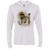 T-Shirts Heather White / X-Small White Ranger Artwork Triblend Long Sleeve Hoodie Tee