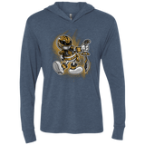 T-Shirts Indigo / X-Small White Ranger Artwork Triblend Long Sleeve Hoodie Tee