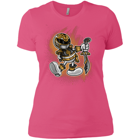 T-Shirts Hot Pink / X-Small White Ranger Artwork Women's Premium T-Shirt