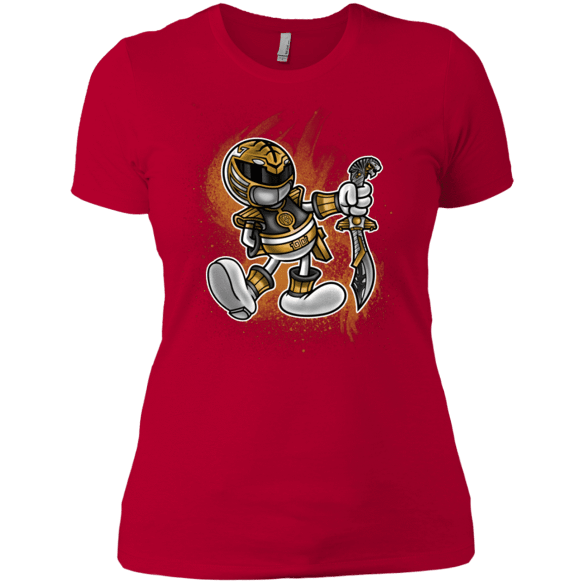 T-Shirts Red / X-Small White Ranger Artwork Women's Premium T-Shirt