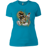T-Shirts Turquoise / X-Small White Ranger Artwork Women's Premium T-Shirt