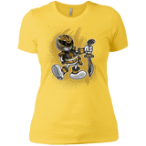 T-Shirts Vibrant Yellow / X-Small White Ranger Artwork Women's Premium T-Shirt
