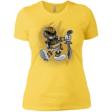 T-Shirts Vibrant Yellow / X-Small White Ranger Artwork Women's Premium T-Shirt