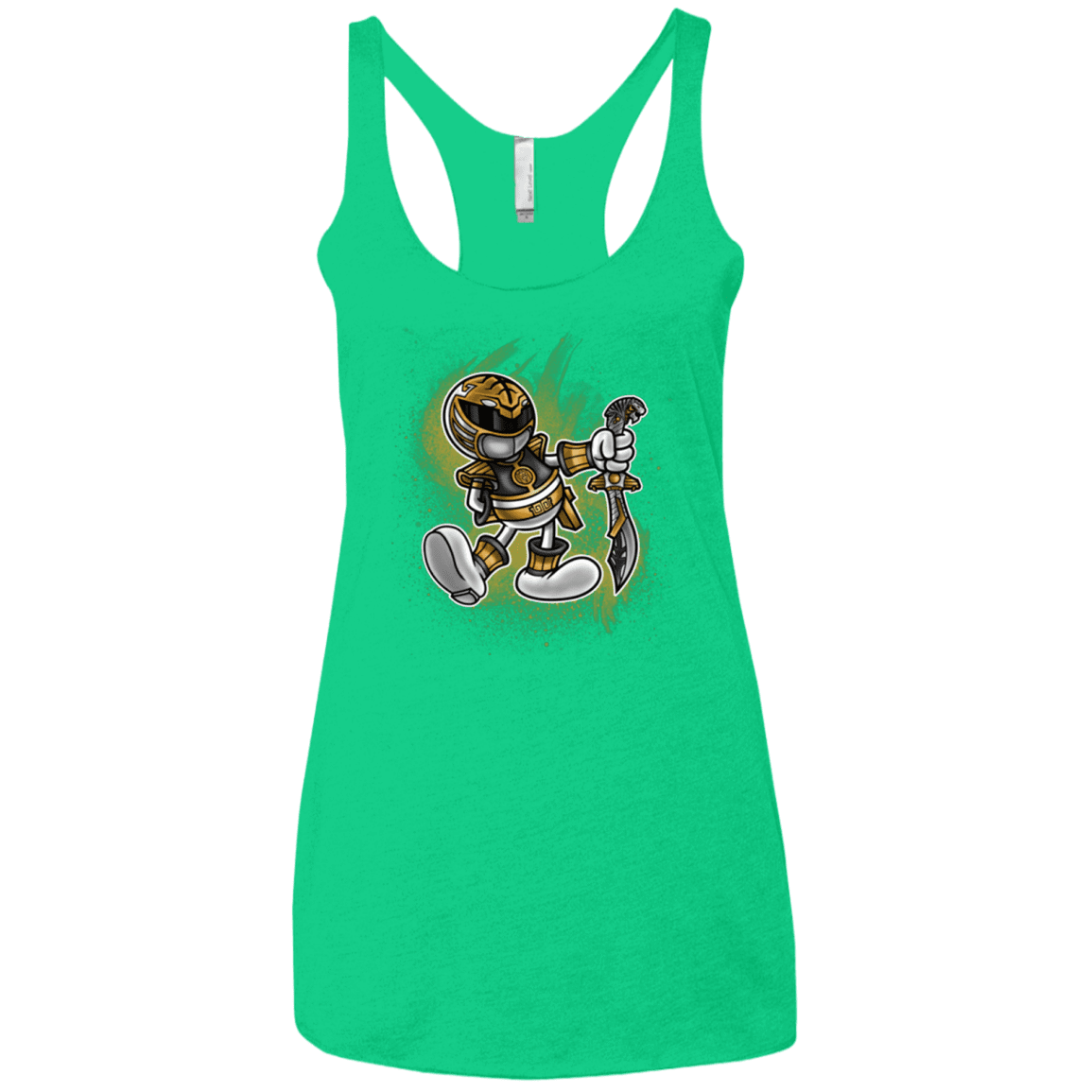 T-Shirts Envy / X-Small White Ranger Artwork Women's Triblend Racerback Tank