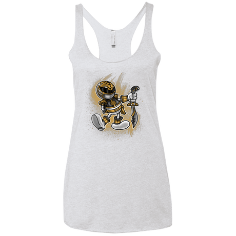 T-Shirts Heather White / X-Small White Ranger Artwork Women's Triblend Racerback Tank