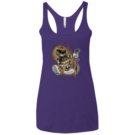 T-Shirts Purple / X-Small White Ranger Artwork Women's Triblend Racerback Tank