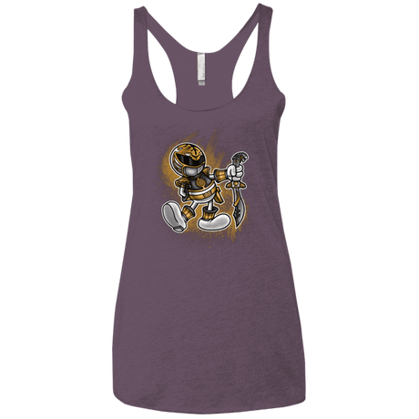T-Shirts Vintage Purple / X-Small White Ranger Artwork Women's Triblend Racerback Tank