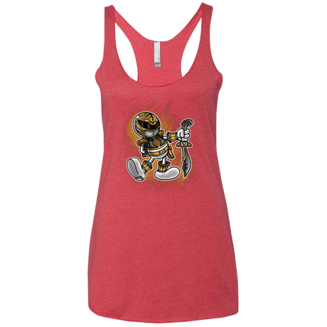 T-Shirts Vintage Red / X-Small White Ranger Artwork Women's Triblend Racerback Tank